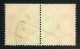 1928, 10 Pfg. NOTHILFE Im Waagerechten Zusammendruck Mit Links Anhangendem Andreaskreuz, Sauber Gestempelt, - Se-Tenant