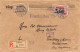 LETTRE  RECOMMANDEE DE MEMEL 1922  AVEC MERSON  => ALLEMAGNE COVER - Lettres & Documents