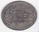 38. Isère. Grenoble. Taverne Des Dauphins. 1 Franc 25 , En Zinc Nickelé Ovale - Monétaires / De Nécessité