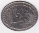 38. Isère. Grenoble. Taverne Des Dauphins. 1 Franc 25 , En Zinc Nickelé Ovale - Monétaires / De Nécessité