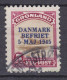 Greenland 1945 Mi. 18,  5 Øre Robbe Seal Overprinted Aufdruck 'DANMARK / BEFRIET / 5. MAJ 1945' Type I (2 Scans) - Used Stamps