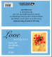 U.S.A. / CARNET N° C3628 LOVE BOUQUET - 1981-...