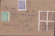 1938. TÜRKIYE Parcel Card With 2 + 5 + 4-block 15 PIASTRES. Interesting.  (Michel 819) - JF442674 - Brieven En Documenten