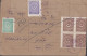 1938. TÜRKIYE Parcel Card With 2 + 5 + 4-block 15 PIASTRES. Interesting.  (Michel 819) - JF442674 - Briefe U. Dokumente