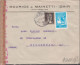 1943. TÜRKIYE. Censored Cover To Sweden With 10 Krs Atatürk + 2 KURUS Charity Stamps Re... (Michel 954+ C 62) - JF442699 - Ungebraucht