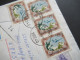 Jugoslawien 1988 Ganzsachen Umschlag Mit ZuF Einschreiben Duvno Nach Steinhagen / Marke Mit Motiv Flugzeug - Covers & Documents