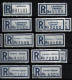 ! 3 Steckkarten Mit 58 R-Zetteln Aus Zypern, Cyprus, Einschreibzettel, Reco Label - Altri & Non Classificati
