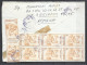 Romania,  Registered Cover With 28 Stamps, 1991. - Covers & Documents