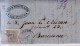 Año 1879 Edifil 204 Alfonso XII Carta Matasellos Rombo Calatayud Zaragoza Membrete Viuda Pedro Palacios - Cartas & Documentos
