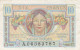 Billet 10 F Trésor Français 1947 FAY VF.30.01 N° A.06383787 - 1947 French Treasury