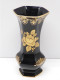 -ANCIEN VASE PORCELAINE CASTEL FRANCE LIMOGES BLEU De FOUR DORURES 22 K Gold   E - Limoges (FRA)