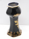 Delcampe - -ANCIEN VASE PORCELAINE CASTEL FRANCE LIMOGES BLEU De FOUR DORURES 22 K Gold   E - Limoges (FRA)