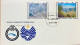 CUBA 1972, FDC COVER, HYDROLOGICAL INT. 2 DIFF. STAMP,  LANDSCAPE, TREE, FOREST & STREAM,  PAINTING - Storia Postale