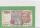 BANCA D'ITALIA  .  1.000 LIRE . M. MONTESSORI  .  N°  DE 441811 T  .  2 SCANES - 1000 Lire