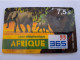 FRANCE/FRANKRIJK  / AFRIQUE/ 365/ ELEPHANTS   /   / € 7,50 PREPAID  USED    ** 14647** - Mobicartes (GSM/SIM)