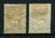 Russia 1902  Mi 51-52 Y  MLH*  Wz.4 - Unused Stamps