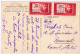 ROMANIA : 1952 - STABILIZAREA MONETARA / MONETARY STABILIZATION - POSTCARD MAILED With OVERPRINTED STAMPS - RRR (am154) - Cartas & Documentos