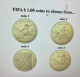 13-8-2023 (2 T 21) FIFA Women's Football World Cup Match 59 (stamp + $ 1.00 Coin) Australia (0-7) V France (0-6) - Dollar
