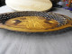 Vintage Hand Carved And Painted Wooden Plate For Home Décor #0639 - Assiettes