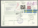 58523) Sweden Adresskort Bulletin D'Expedition 1981 Postmark Cancel Air Mail - Covers & Documents
