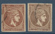 GRECE N° 46 Et 33 OBL  / Used - Used Stamps