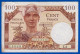 100 FRANCS BILLET DU TRÉSOR FRANÇAIS EMISSION POUR LES TERRITOIRES OCCUPES 1947 Z.3 N° 15089 Serbon63 - 1947 French Treasury