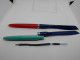 Delcampe - Vintage Ballpoint Pen Plastic With Modeling Knife School Pen 70's #0797 - Pens