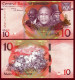 Lesotho P26a, 10 Maloti, 3 Kings / Cozmos Flowers, Basotho Hat UNC 2021 - Lesotho