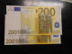 2x 200 Euro-Schein X ( R008+E002). Draghi, Gebr. - 200 Euro