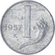 Monnaie, Italie, Lira, 1957, Rome, TB+, Aluminium, KM:91 - 1 Lira