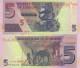 Zimbabwe Set 2, 5, 10, 20, 50 And 100 Dollars 2019 - 2020 , UNC, P-NEW DESIGN - Zimbabwe