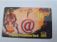 SURINAME US $ 10,-     PREPAID / TELESUR  / MAN ON DRUM  / FINE USED CARD            **14904** - Suriname