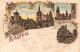 Litho Gruss Aus Kastell 1900 Tägerwillen Kreuzlingen - Kreuzlingen