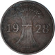 Monnaie, Allemagne, Reichspfennig, 1928 - 1 Rentenpfennig & 1 Reichspfennig