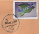 Brazil 2011 Cover Commemorative Cancel 150 Years Federal Savings Bank Map - Covers & Documents