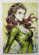 CARTE SEXY GIRL WAIFU BEAUTY MANGA MINT PAILLETTE Mera - Justice League - Marvel