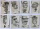 Delcampe - Très Beau Double Jeu 54 Cartes 1973 - Caricature Personnalité - Political Twin Pack Playing Cards By ORTUNO - Erric Sio - 54 Kaarten