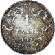 Monnaie, Belgique, Franc, 1912, TB, Argent, KM:73.1 - 1 Franc