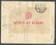 ½a (x2) Obl. Dc NEEMOUH Sur Enveloppe Ill. (SCOTCH WHISKIES GRANT'S) (liqueur) Du 6.AU. 1915 Vers Cairo (Egypt) Near The - 1911-35 Roi Georges V