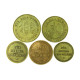 Token Bielefeld Bethel Shops Lot Of 5 Germany 5 10 50 100 Pfennig 03753 - Noodgeld