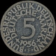 LaZooRo: Germany 5 MARK 1956 F PROOF Very Rare - Silver - 5 Mark