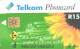 South Africa:Used Phonecard, Telkom, R 15, Puzzle Card, 2000 - Puzzles