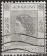 HONG KONG 1954 Queen Elizabeth - 65c. - Grey FU - Gebruikt