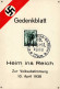 NS-GEDENKBLATT WK II - S-o WIEN 1938 I - Guerre 1939-45