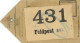Feldpost WK II Gefallenen-Nachlass Koffer-bzw. Gepäck Anhänger 07028 (13. Kompanie Grenadier-Regiment 41) - Weltkrieg 1939-45