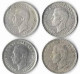 AUSTRALIE GEOGES VI, 3 Pence,     Argent , Lot De 4 Pièces  TB+ - Non Classés