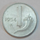 REPUBBLICA ITALIANA 1 Lira Cornucopia 1954 BB  - 1 Lire