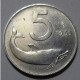 REPUBBLICA ITALIANA 5 Lire Delfino 1955 QSPL  - 5 Liras