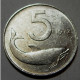 REPUBBLICA ITALIANA 5 Lire Delfino 1972 SPL  - 5 Lire