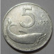 REPUBBLICA ITALIANA 5 Lire Delfino 1955 BB+  - 5 Lire